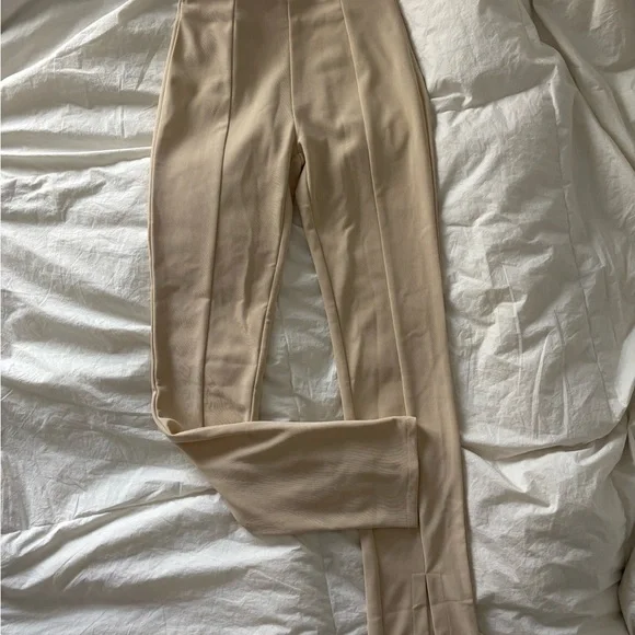 En Saison Cream High-Waisted Trousers - Picture 1 of 4